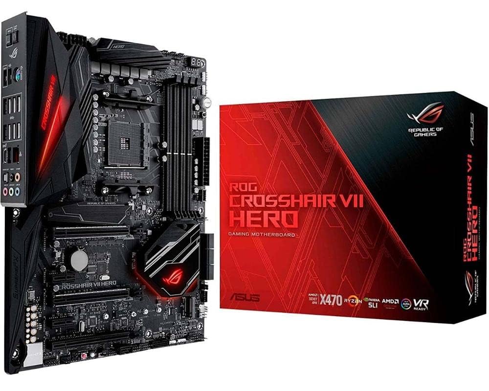 ROG CROSSHAIR VII HERO マザーボード Amazon | Asus ROG Crosshair (VT-X VII HERO Motherboard AMD